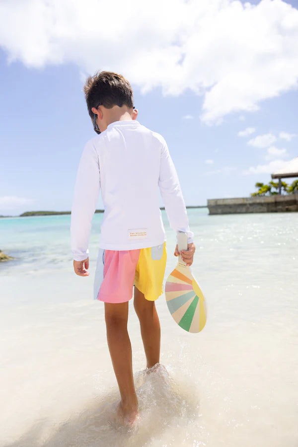 Country Club Colorblock Trunk - Grace Bay Green, Buckhead Blue, Lake Worth Yellow and Hamptons Hot Pink - Born Childrens Boutique
