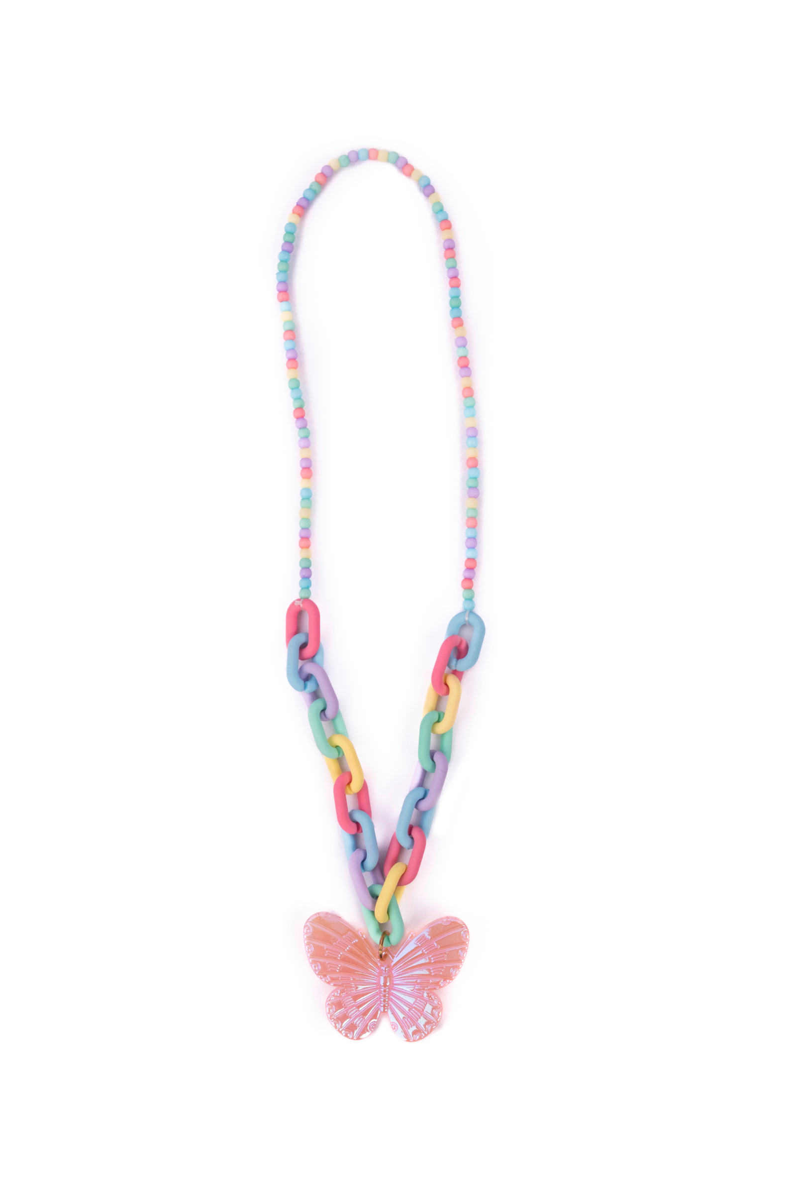 Kaleidoscope Butterfly Necklace - Born Childrens Boutique