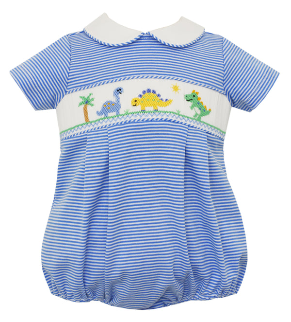 Dino Smocked Bubble - Born Childrens Boutique