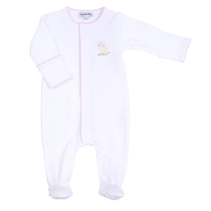 Little Quacker Emb Footie PK - Born Childrens Boutique