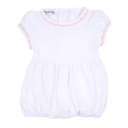 Magnolia Baby Baby Joy Emb S/S Girl Bubble Pink - Born Childrens Boutique