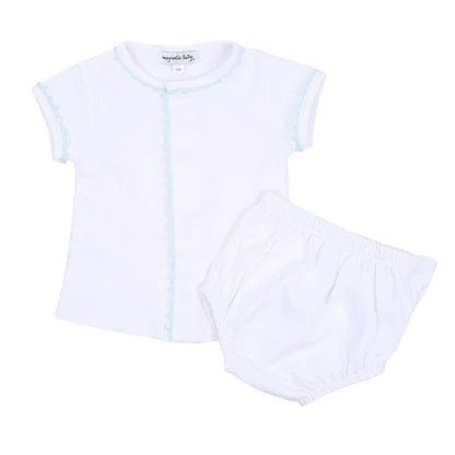 Magnolia Baby Baby Joy Emb Diaper Cover Set Light Blue - Born Childrens Boutique