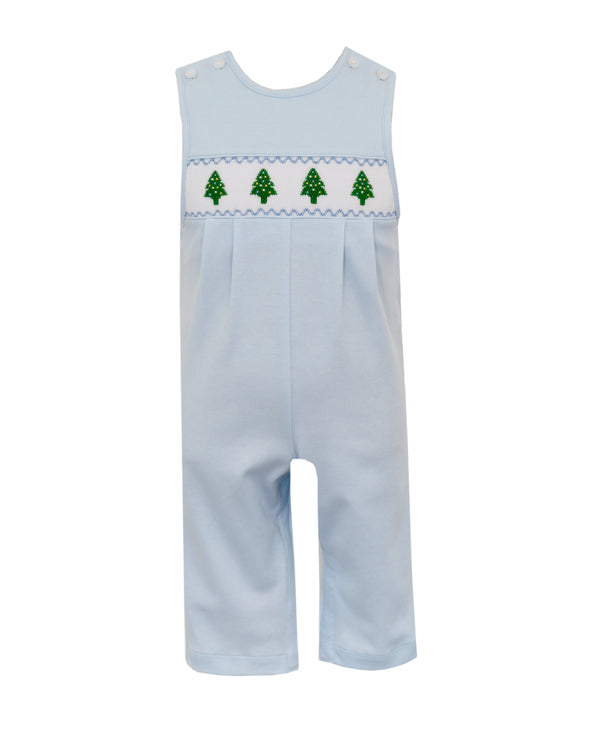 450K Christmas Tree Smock Jon Jon - Born Childrens Boutique