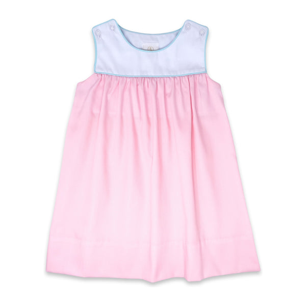 Charming Dress - Avenue Pink, White, Mint - Born Childrens Boutique
