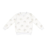 Blue Santa Boy Sweatshirt - Born Childrens Boutique