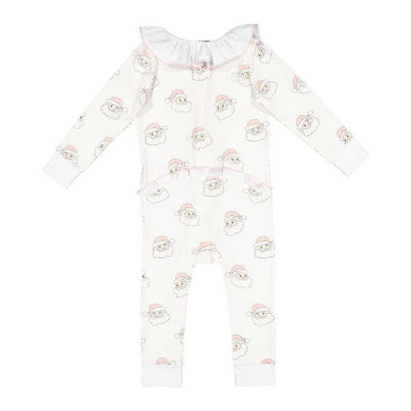 Pre-Order Pink Santa Baby Girl Pajama - Born Childrens Boutique