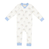 Blue Santa Baby Boy Pajama - Born Childrens Boutique