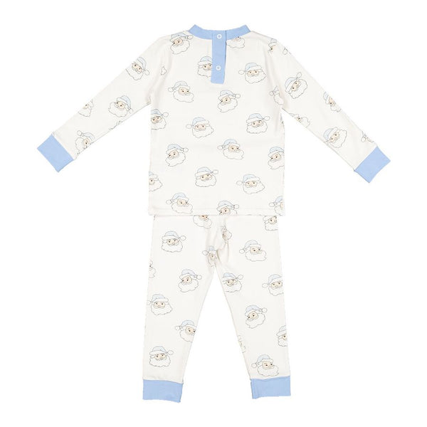 Pre-Order Blue Santa Boy Pajama - Born Childrens Boutique