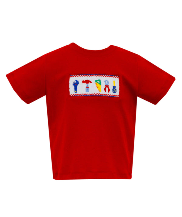 Tools Smocked Shirt - Born Childrens Boutique