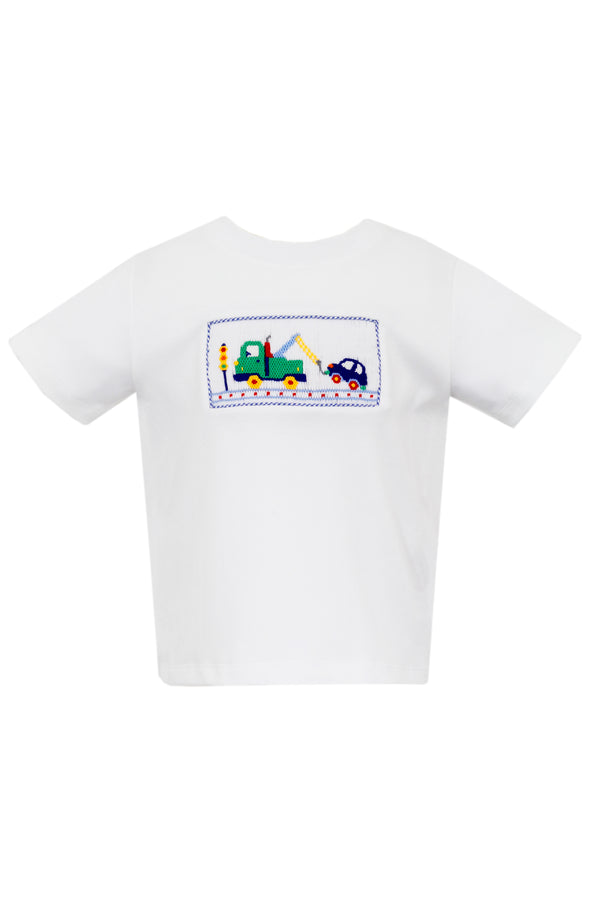 Tow Truck Boy's Tee - Born Childrens Boutique