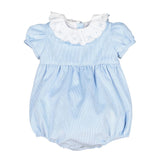 Pre-Order Blush Corduroy Blue Romper - Born Childrens Boutique