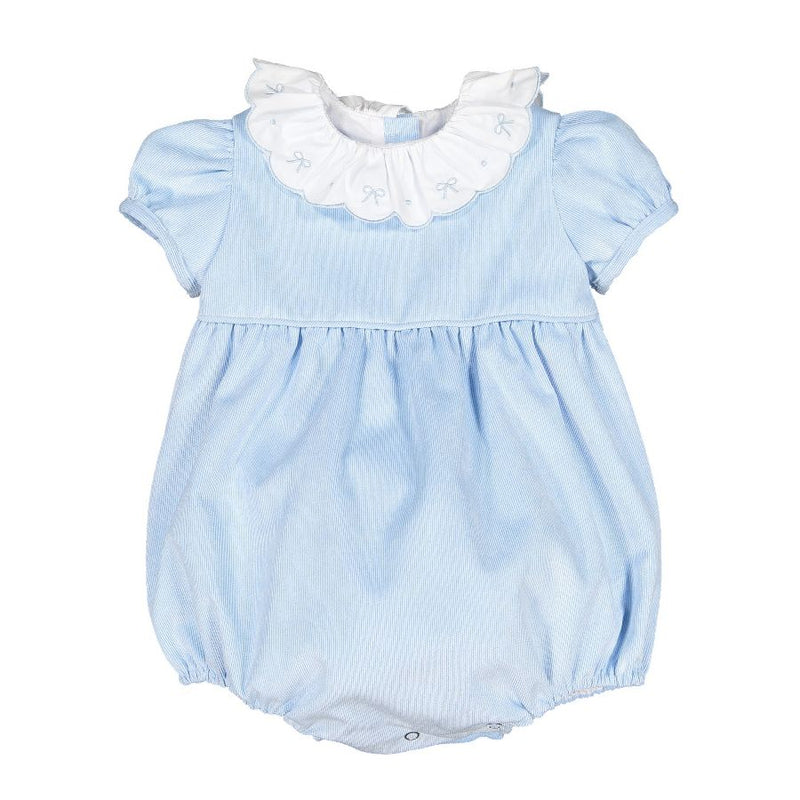 Pre-Order Blush Corduroy Blue Romper - Born Childrens Boutique