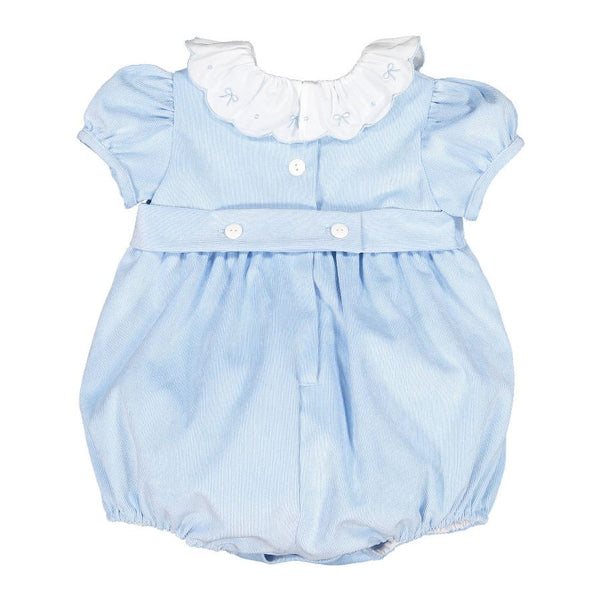 Pre-Order Blush Corduroy Blue Romper - Born Childrens Boutique