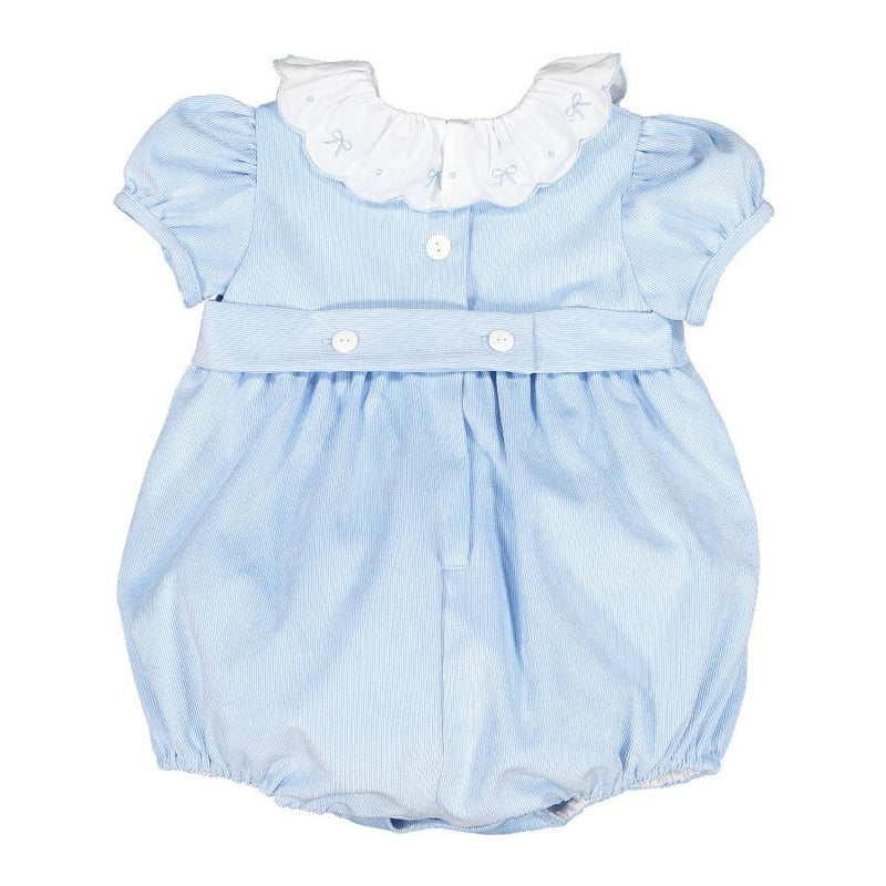 Pre-Order Blush Corduroy Blue Romper - Born Childrens Boutique