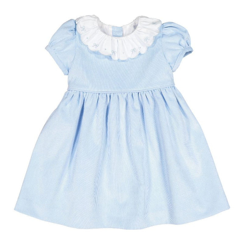 Pre-Order Blush Corduroy Blue Dress - Born Childrens Boutique