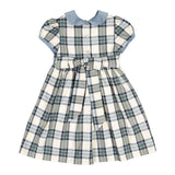 Pre-Order Stone Tartan Dress - Born Childrens Boutique