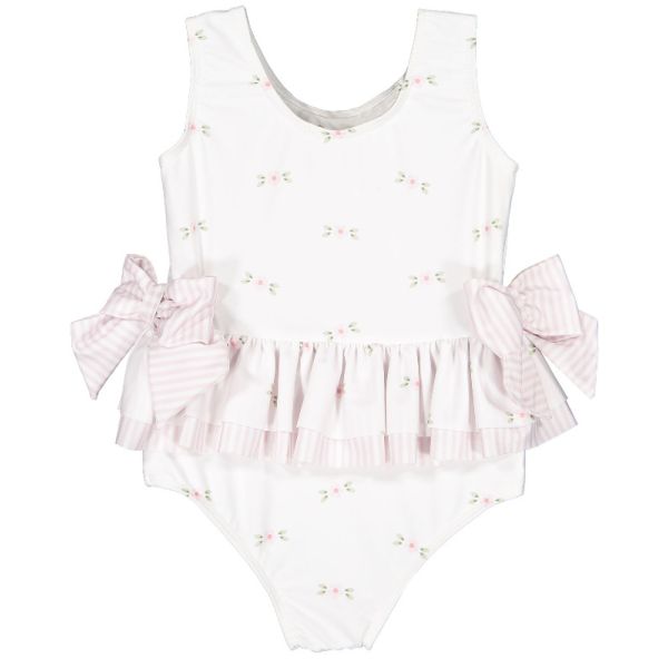 Pink Blossoms Swimsuit - Born Childrens Boutique