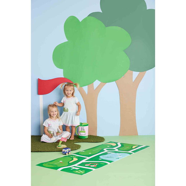 Blue Cart w Golf Course Mat - Born Childrens Boutique