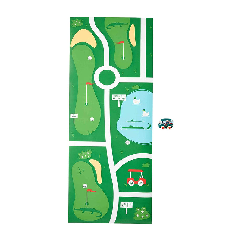 Green Cart w Golf Course Mat - Born Childrens Boutique