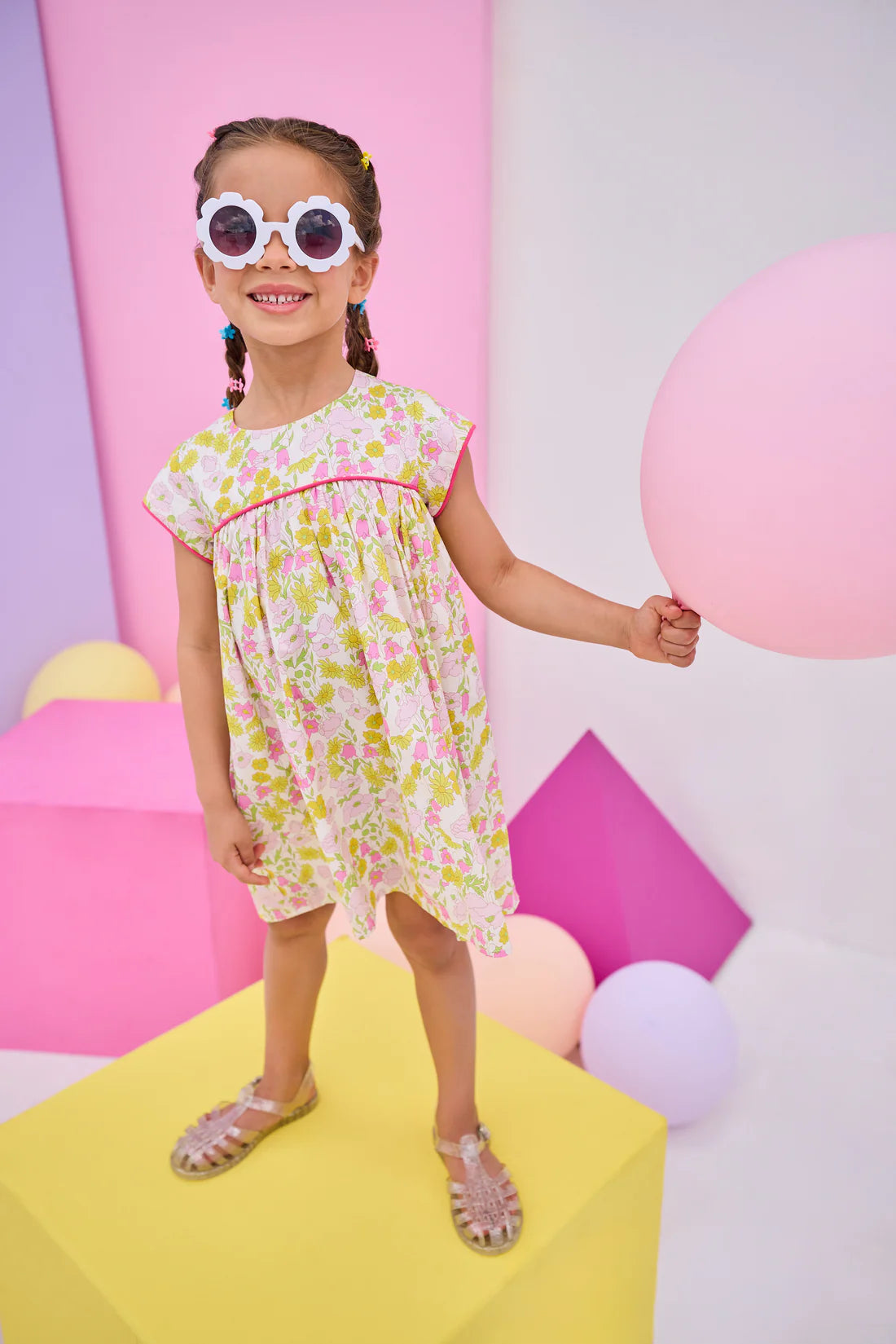 Charlotte Dress - Bedford Buttercup - Born Childrens Boutique