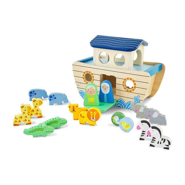 Wood Noahs Ark Shape Sorter - Born Childrens Boutique