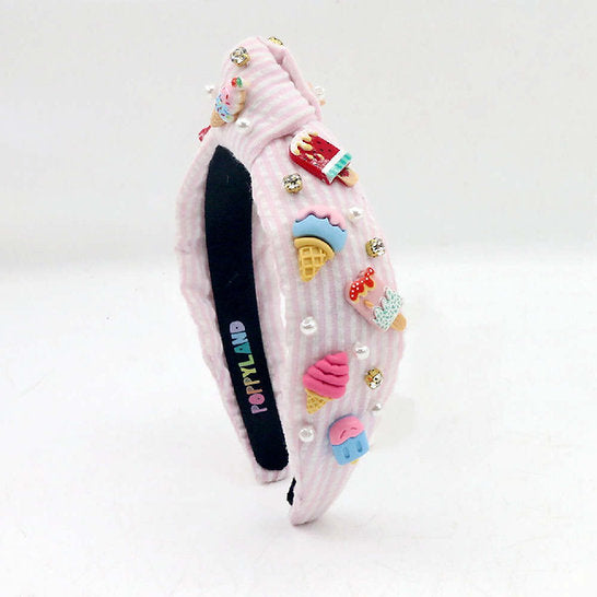 Poppyland Ice Cream Social Child Headband - Born Childrens Boutique