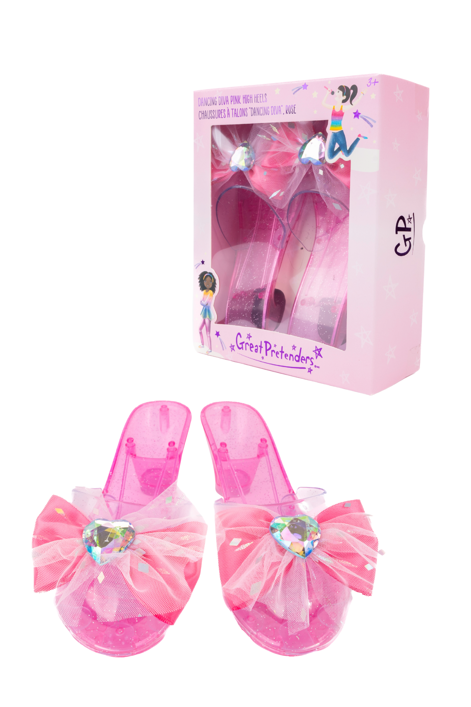 Dancing Diva Pink High Heels - Born Childrens Boutique