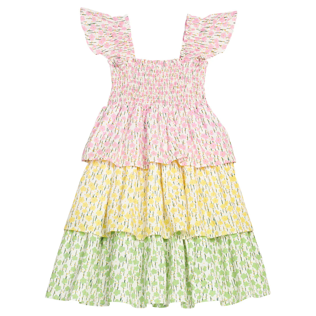 LeeLee Dress - Darien Daisies - Born Childrens Boutique