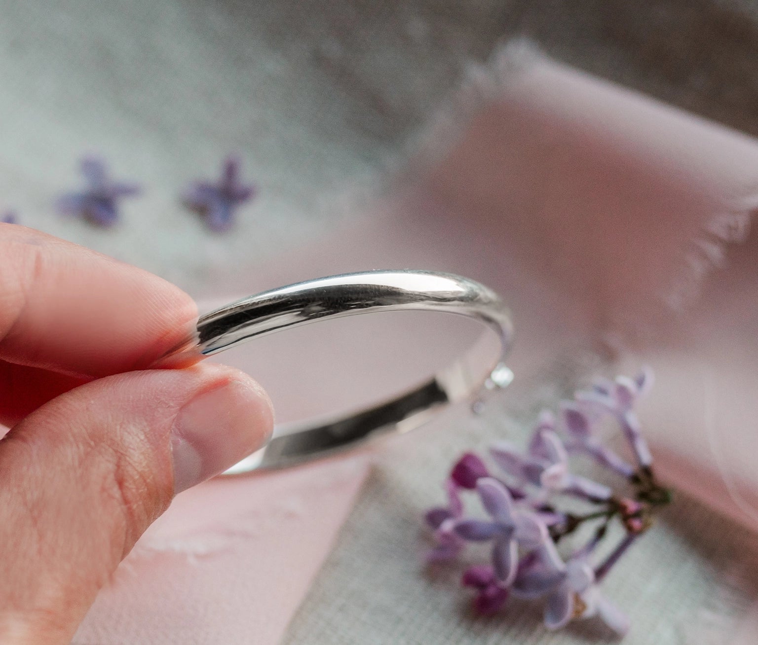 Classic Silver Bangle Bracelets - Born Childrens Boutique