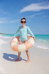 Sarasota Surf Suit Parrot Island Palms - Born Childrens Boutique