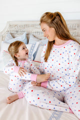 Sara Jane's Sweet Dream Set Happy Hearts With Pier Party Pink - Born Childrens Boutique
