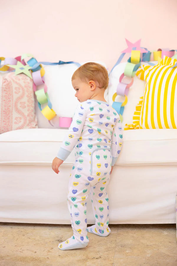 Knox's Nigh Night - We Heart You (Buckhead Blue) with Buckhead Blue - Born Childrens Boutique