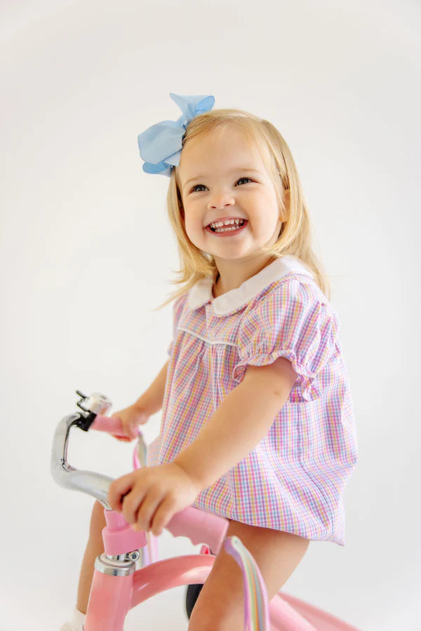 Holly Day Bubble - Woodstock Park Plaid with Worth Avenue White - Born Childrens Boutique