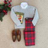 Prep School Pants Society Prep Plaid With Nantucket Navy Stork - Born Childrens Boutique