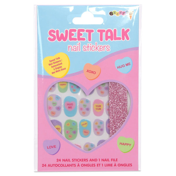 Sweet Talk Nail Stickers and Nail File Set - Born Childrens Boutique