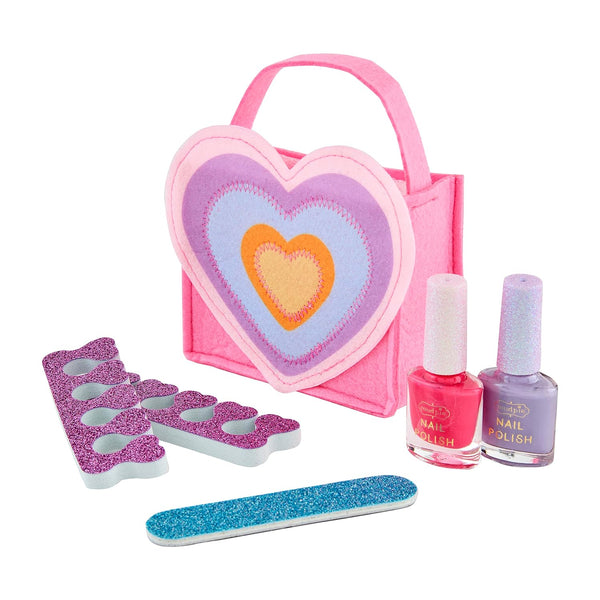 12600315H Heart Kids Nail Polish Set - Born Childrens Boutique