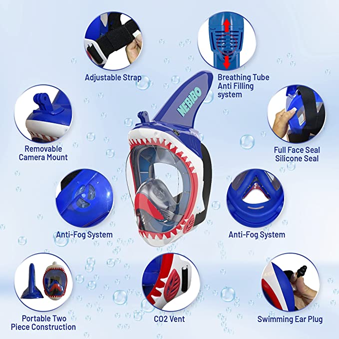 Shark Snorkel Mask - Born Childrens Boutique