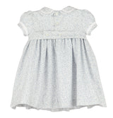 Smocked Randall Dress Blue - Born Childrens Boutique