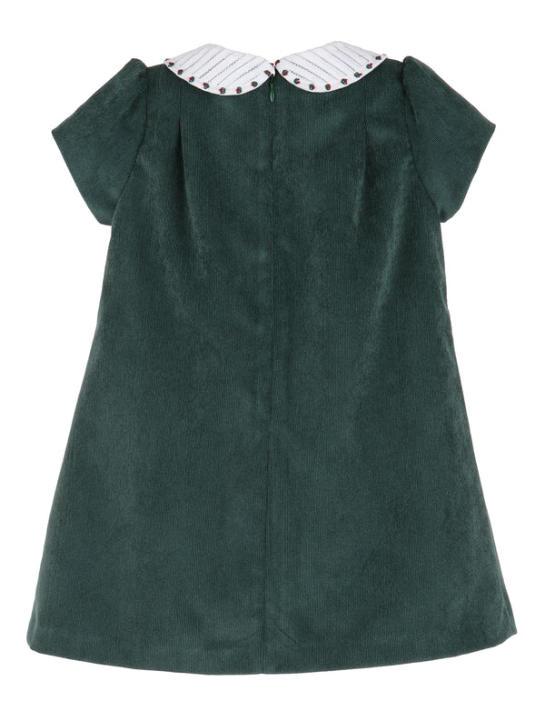 Glitzy Randall Dress Green - Born Childrens Boutique