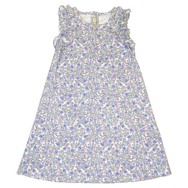Spring Blooms Toddler Dress w/ Ruffle - Born Childrens Boutique