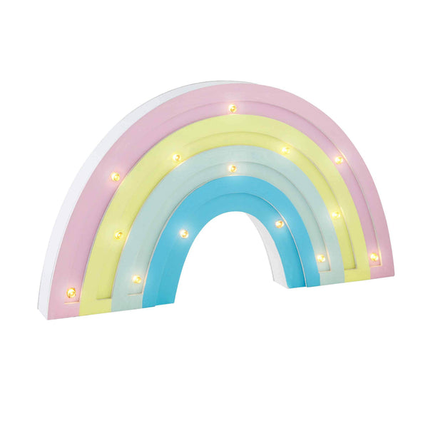 Rainbow Wood Night Light - Born Childrens Boutique