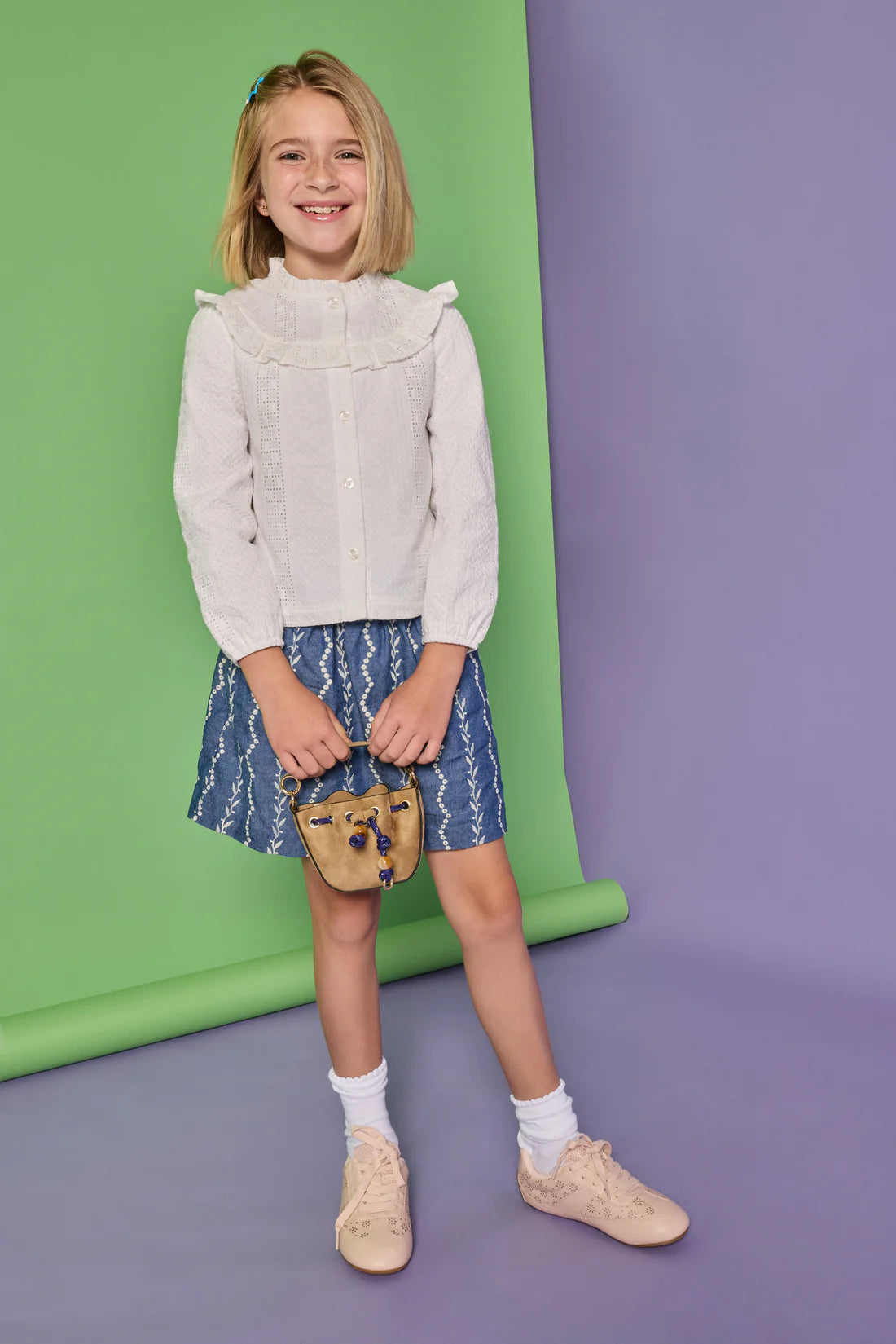 Pre-Order Cintra Top - White Eyelet