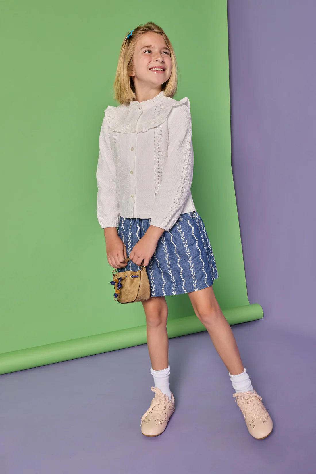 Pre-Order Cintra Top - White Eyelet