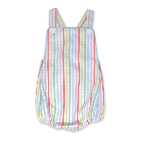 Evan Sunsuit - Rainbow Stripe - Born Childrens Boutique
