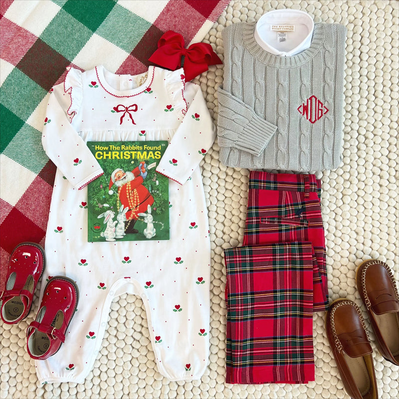 Prep School Pants Society Prep Plaid With Nantucket Navy Stork - Born Childrens Boutique