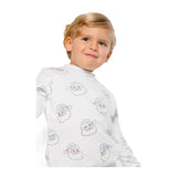 Blue Santa Boy Sweatshirt - Born Childrens Boutique