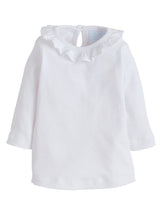 Caroline Knit Blouse - White - Born Childrens Boutique