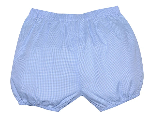 Alexander Bloomer - Blue Micro Gingham - Born Childrens Boutique