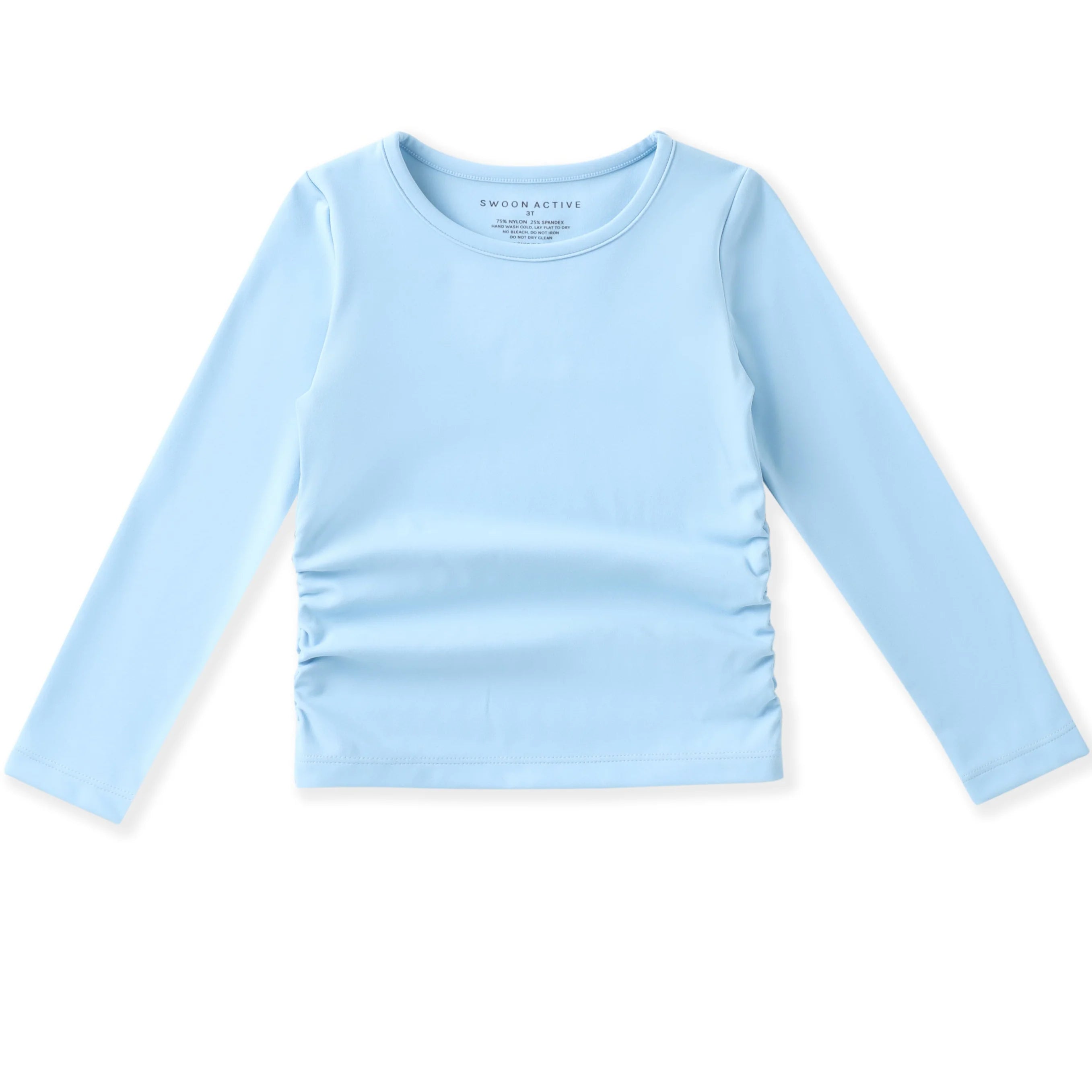 Ocean Blue Ruched Top - Born Childrens Boutique