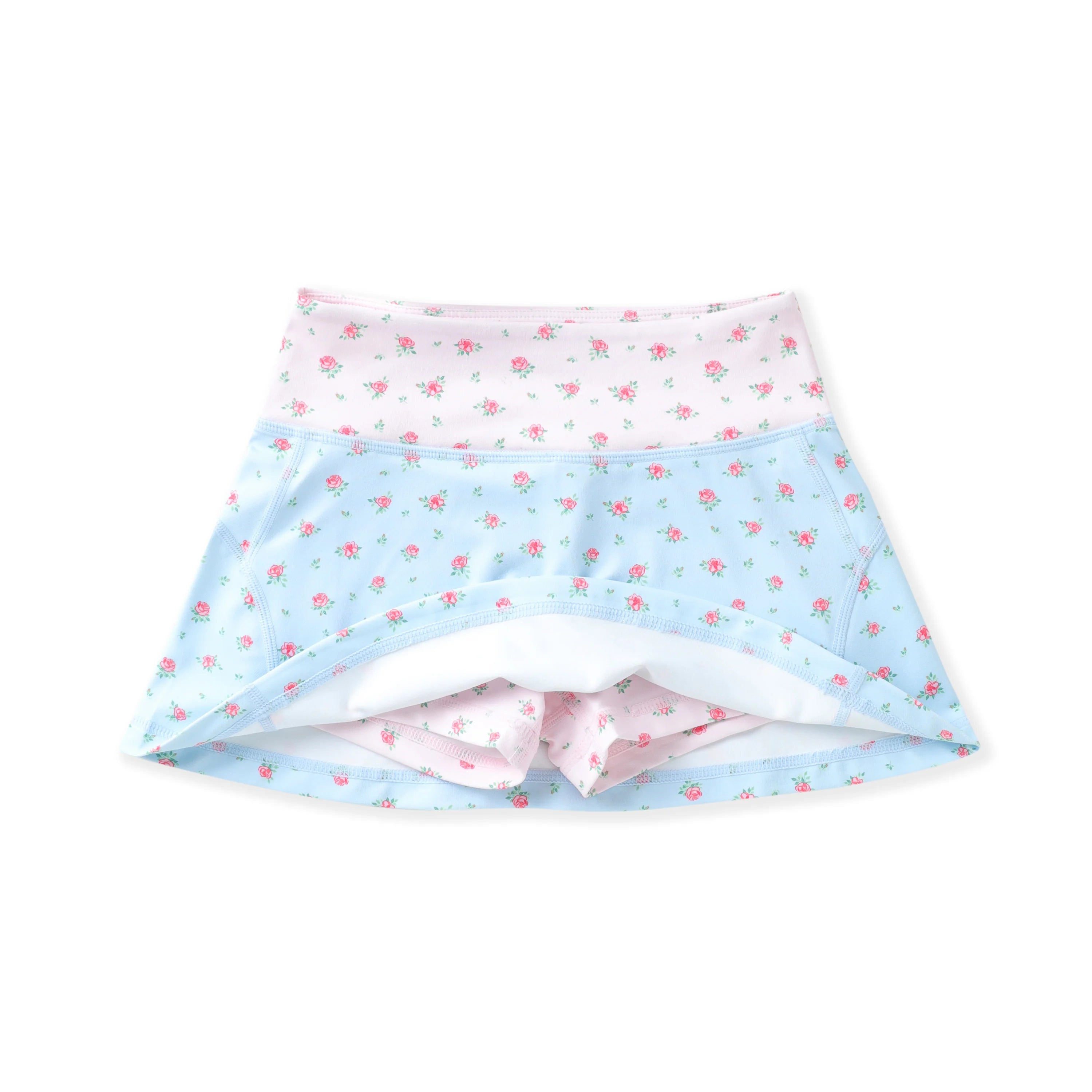 Fancy Floral Tennis Skirt - Born Childrens Boutique